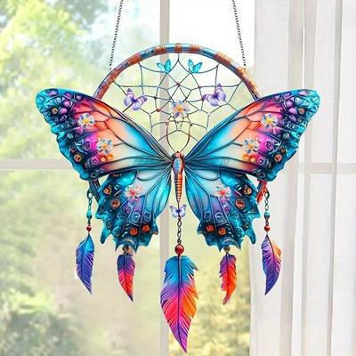 Acrylic Dream Catcher Series, Waterproof and Scratch-proof, Acrylic Indoor and Outdoor Atmosphere Decoration Pendant