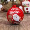 Plastik-Weihnachtsbaumkugeln Blech-Weihnachtsbaumschmuck Heimdekoration