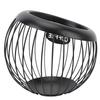 Coffee Pod Holder Wire Basket Large Capacity Iron Coffee Pods Storage Basket for Coffee Bar Counter Desktop Black