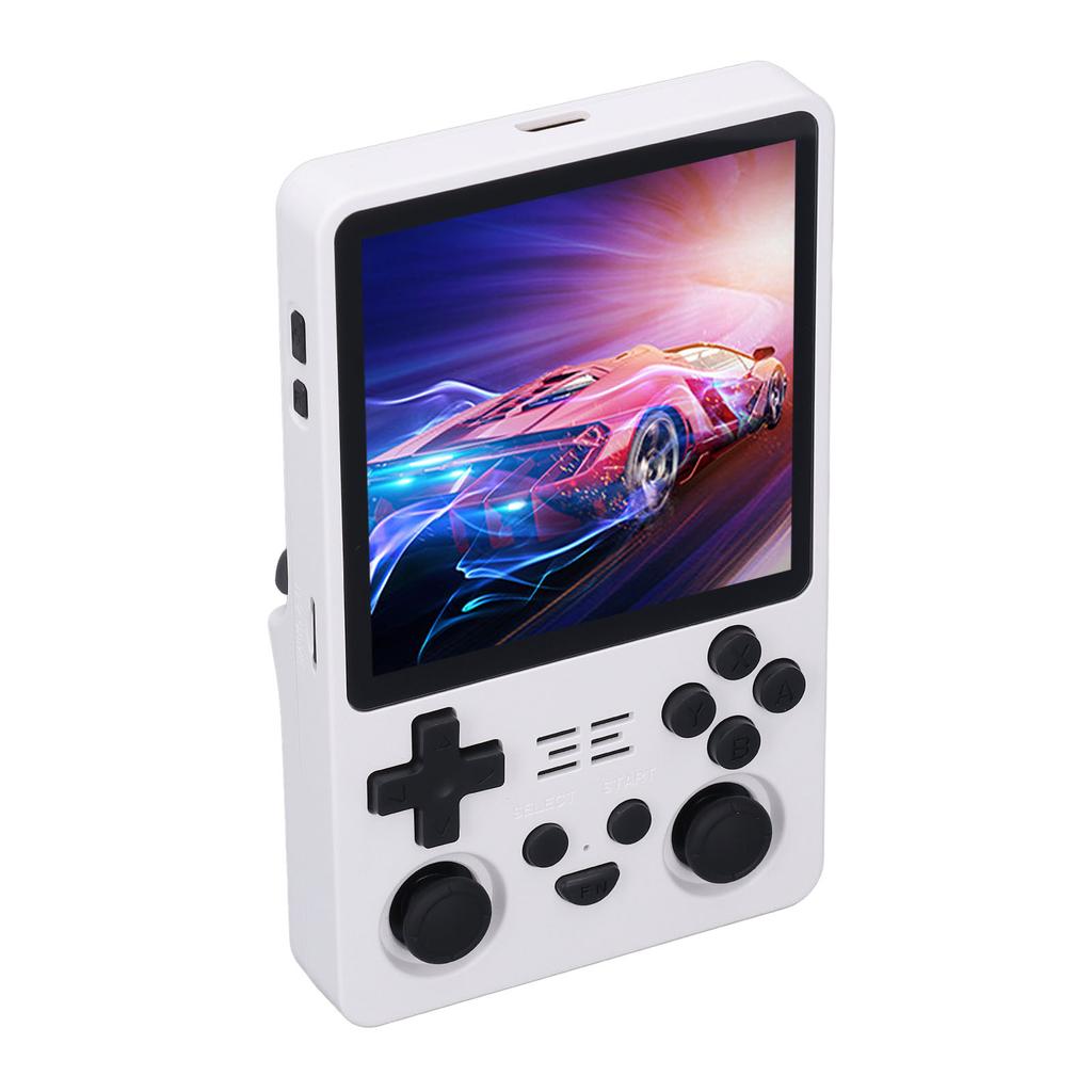 Handheld Retro-Spielkonsole 4-Zoll-IPS-Bildschirm Tragbare Videospielkonsole mit Dual-3D-Joysticks