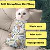 Kedi Bakım Sarma Kendinden Yapışkanlı Kedi Tırnak Kesme Temizleme Kısıtlama Çantası Isırık Önleyici Çizik Önleyici Kaçma Önleyici İlaç İçin Kedi Sakinleştirici Sarma