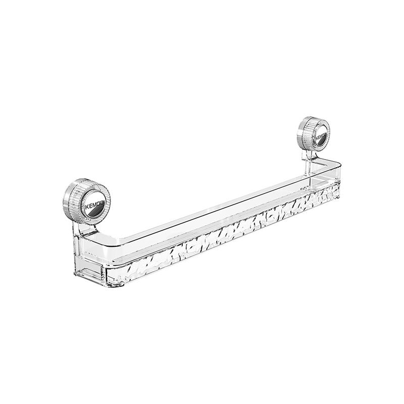 

Полка для ванной комнаты, съемная полка для тапочек без перфорации, настенная многофункциональная полка для хранения тапочек на присоске для ванной комнаты прозрачный