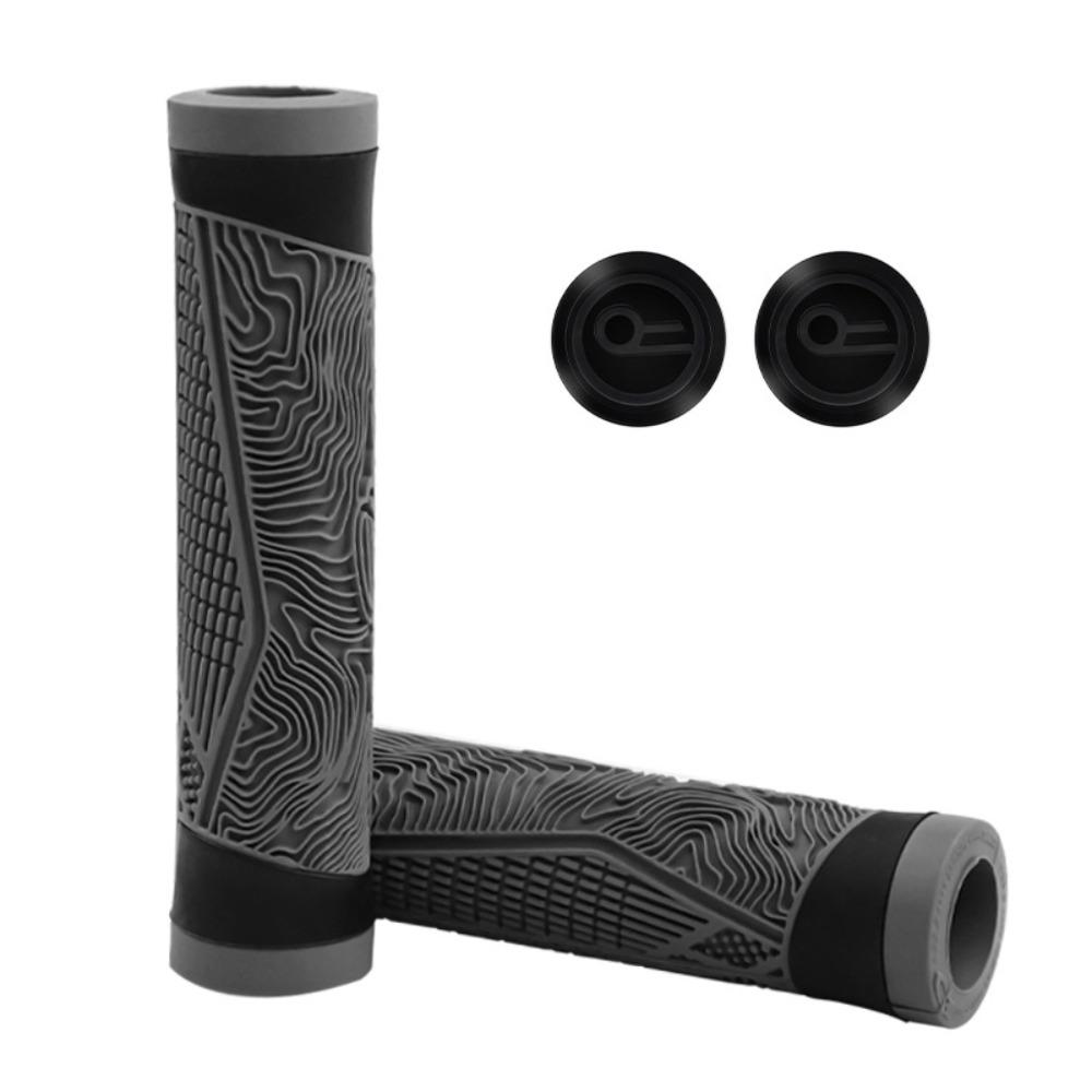 

Ultralight Bicycle Handle Bar Grips 5 Colors Handlebar Cover Silicone Bike Grips Outdoor Sports сірий
