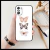 Schöne Schmetterlingsmuster Handyhülle für xiaomi redmi 11 Lite pro Ultra 10 9 8 MIX 4 FOLD 10T Schwarze Hülle Silikon Rückseite Hübsch
