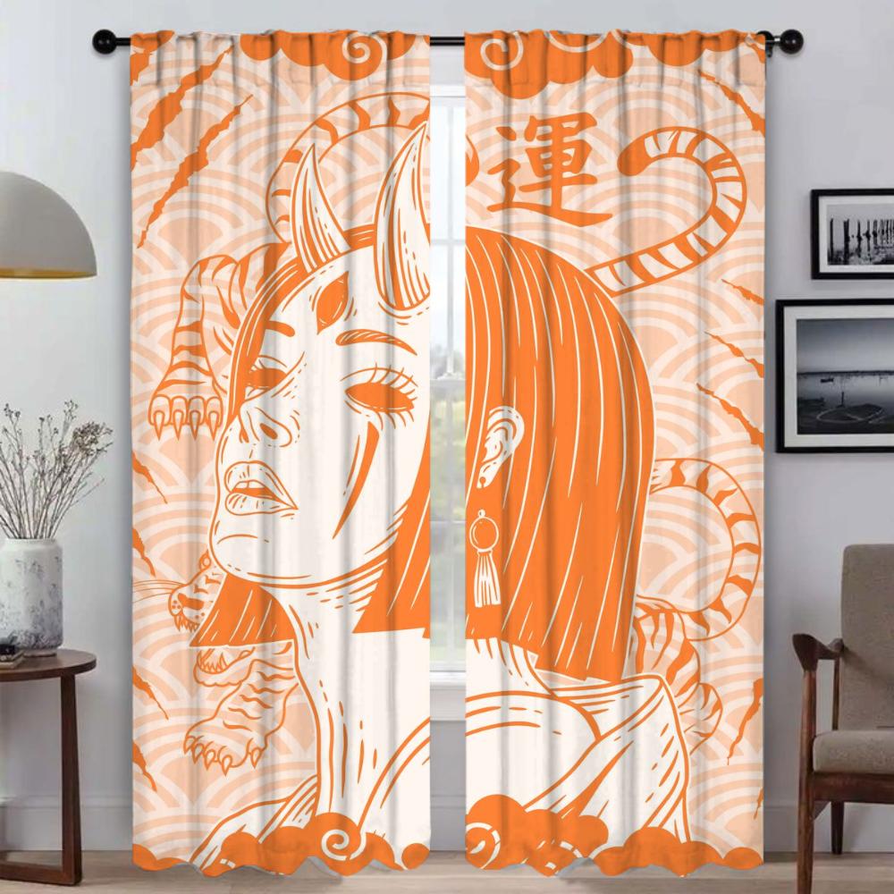 Kohime Köksgardiner för Vardagsrum Mörkläggningsgardin för Rum 2 Paneler Rullgardiner Heminredningsgardiner Avskärmning Elegant Kamera