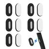 M-Modern-Self-Adhesive Magnetic Remote Control Holder Wall Mount 5 Pack No Drill Silicone Remote Organizer For Home