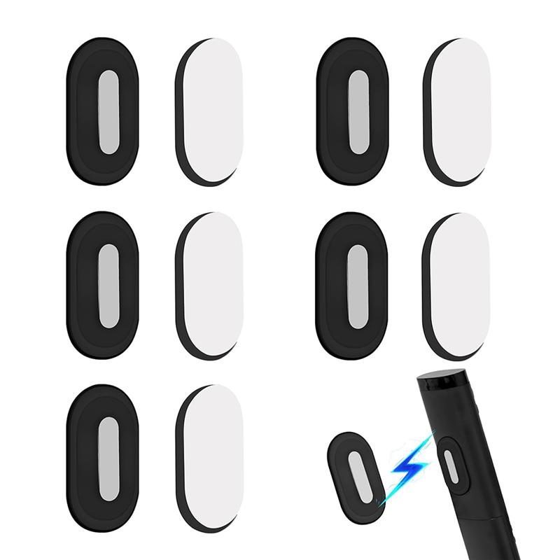 M-Modern-Self-Adhesive Magnetic Remote Control Holder Wall Mount 5 Pack No Drill Silicone Remote Organizer For Home