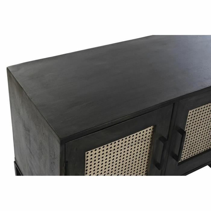 Buffet - Marron - Bois de manguier - 155x40x61,5 cm - Rangement pratique - Buffet bas