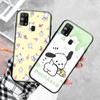 Black Case for Samsung Note 20 Lite S24 Ultra S23 A03 A05 A06 A11 A71 A15 A16 A13 A24 A25 A33 A52 A53 A50 M55 M35 Plus H-31 Pochacco