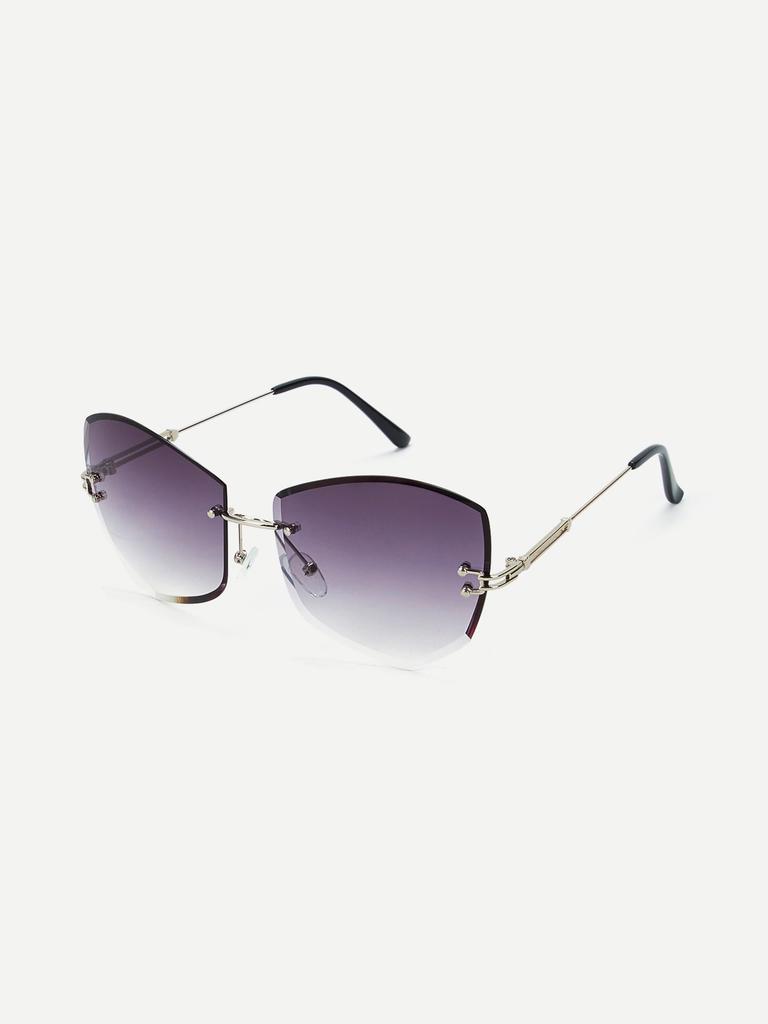 Rimless ombre sunglasses Clearance