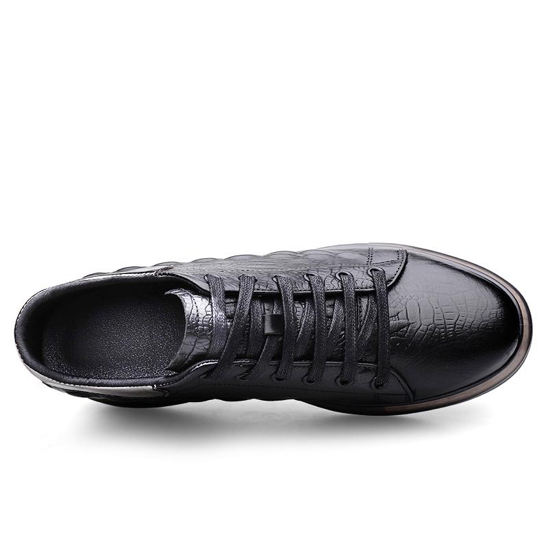 Man Elevator Shoes Men Sneakers Height Increase Shoes Running  Insole 6Cm Sports Business British  Leather