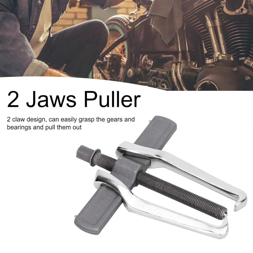 Bearing Puller, 2 Jaw Gear Puller Steering Wheel Puller, Removal Tool Adjustable Removal Professional Keycap Puller Wheel bearing for Gears, Pulleys,