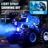 RC Car 2.4G Dinosaur Remote Control Cars with Colorful Light Spray Tumbling Stunt Climbing Vehicle Toys for Boys Children Gifts