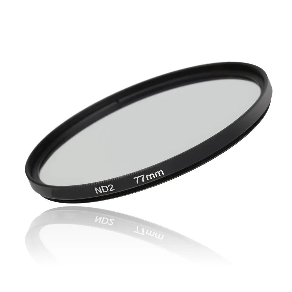 Lightdow Lens Filter ND2 ND4 ND8 3 In 1 Set Neutral Density Filter 49 52 55 58 62 67 72 77 82 for Nikon Sony Pentax Canon Camera