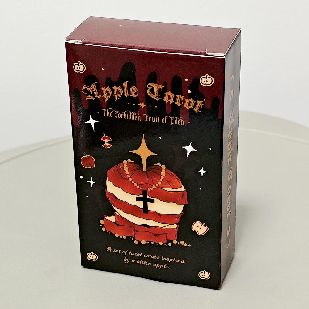 Pachet Tarot Apple 10.3*6cm 79 Bucăți Cărți Tarot Din Curiozitate despre Merele din Grădina Edenului