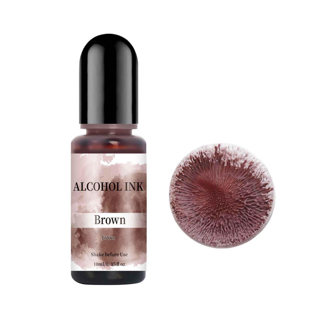 Automatic Diffusion 3D Bleeding Effect Crystal Epoxy Colorant - 30-Color DIY Alcohol Ink Set