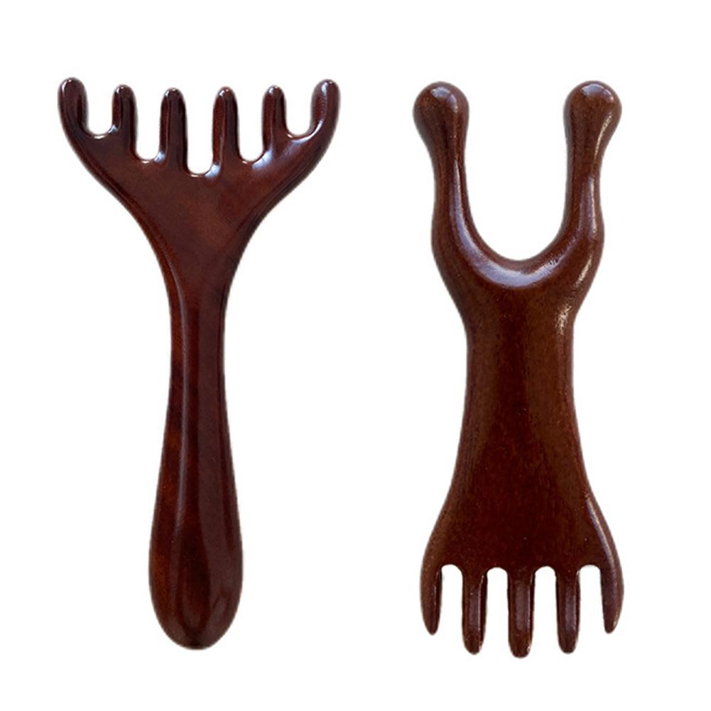 Five-Claw Scalp Massager Spa Handheld Meridian Massage Comb Gua Sha Tool Back Scratcher Hair Care