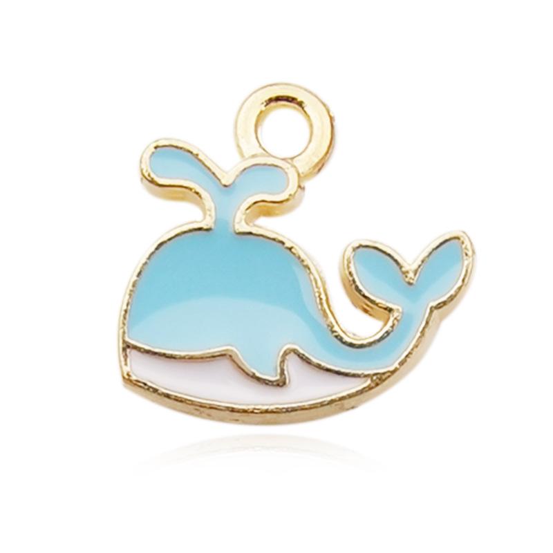 Summer Charm Drip Oil Earrings & Necklace Set - Cute Student Style Dangle Pendant Accessories