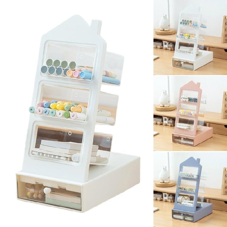 Desk Pen Pencil Holder Office Home Decorations Desk Brush Pen Holder Pen Container Desktop Ornament Pencil Storage Shelf