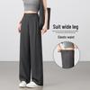 Women's High-Waist Wide-Leg Suit Pants