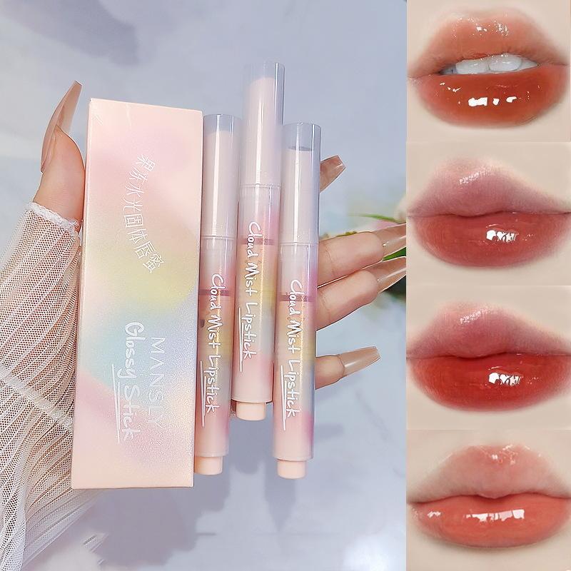 

MANSLY Jelly Water Glow Твердый блеск для губ Увлажняющий стеклянный блеск для губ