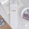 Summer Lightweight Mid-calf Socks with Mesh Holes, Open Diamond Pattern for Breathability, Ballet-style Stacked Socks