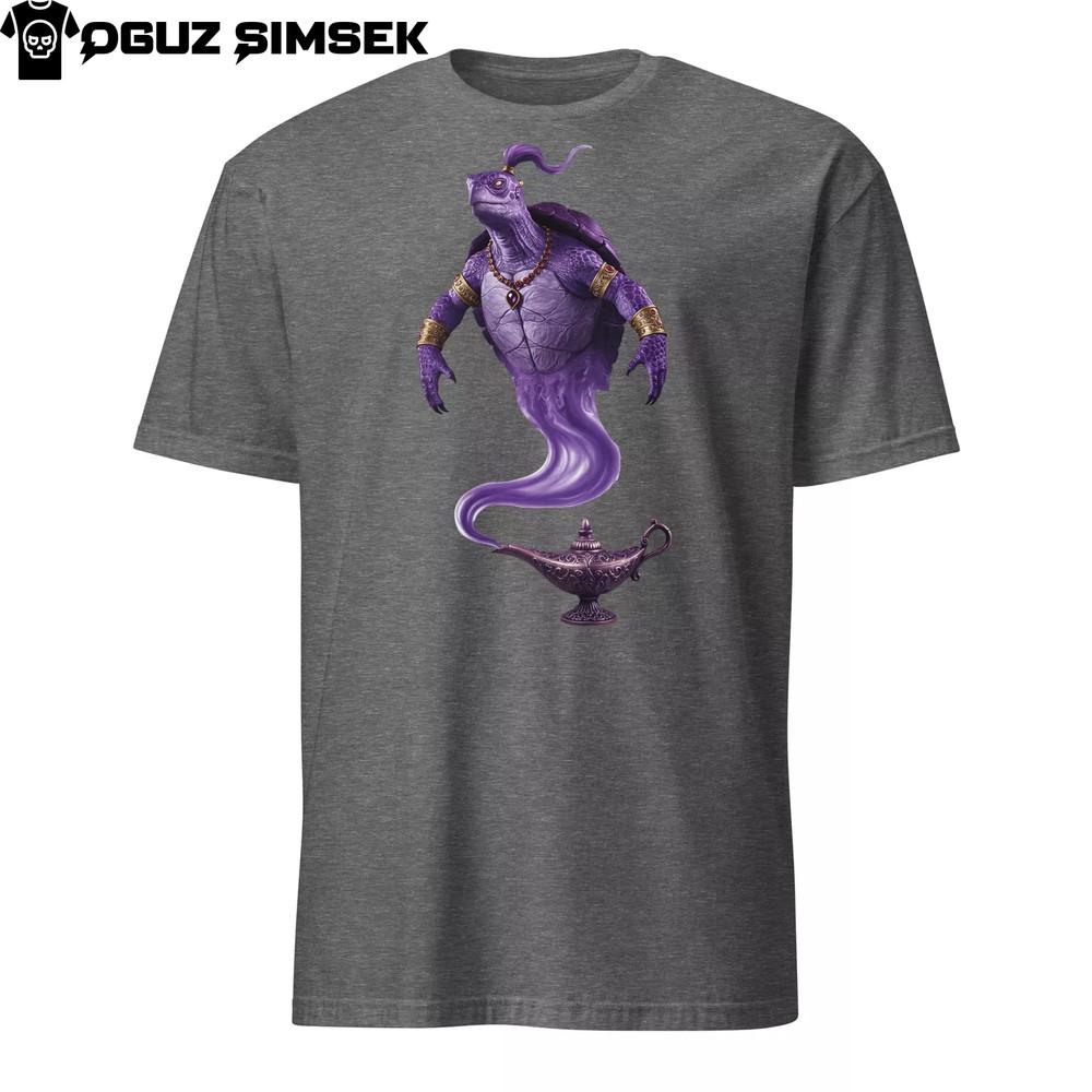 

Unisex Softstyle T-Shirt Mystic Turtle Genie Graphic | S-3XL | Multiple Colors XL