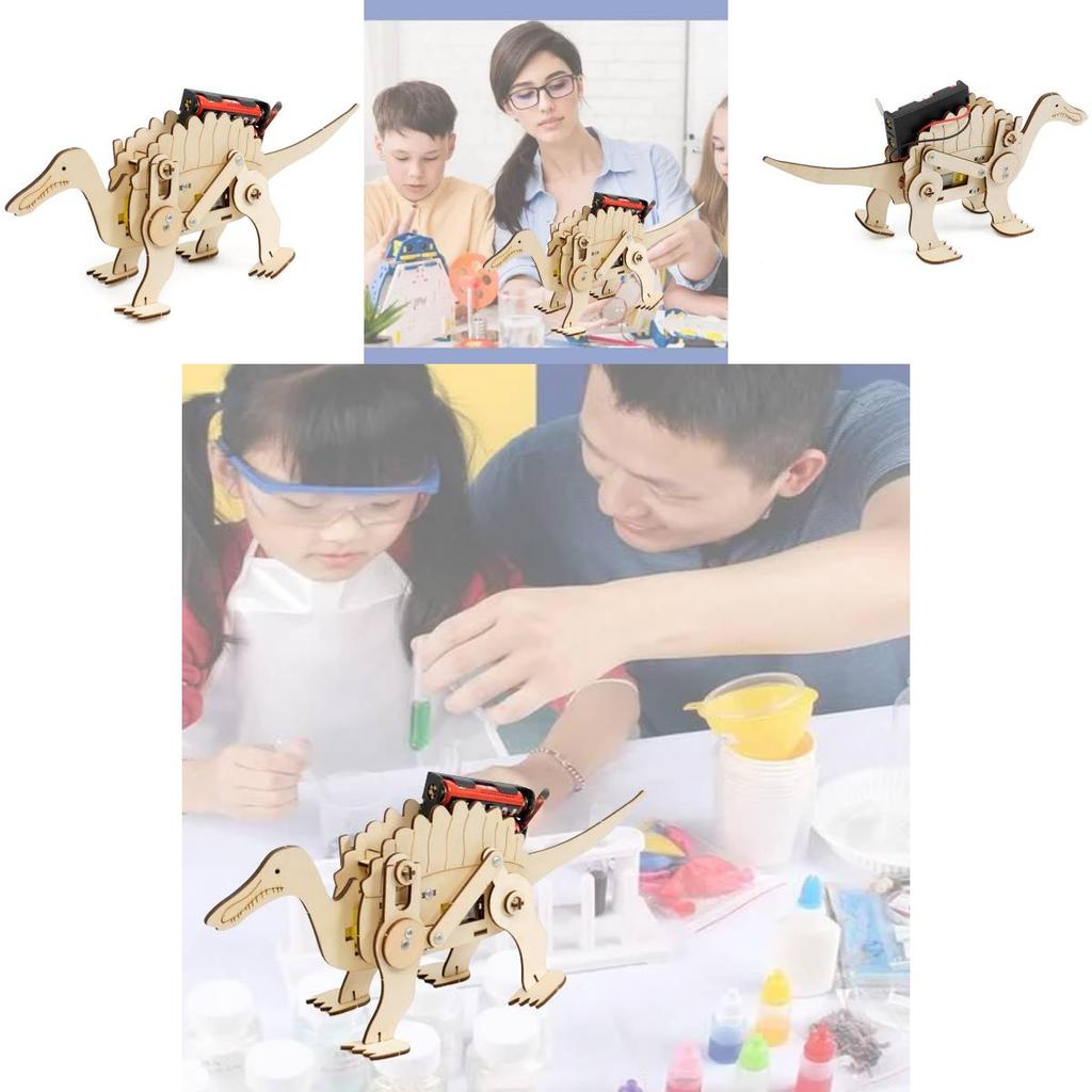 Pädagogisches DIY Holz Elektrisch Mechanisch Stachel Drache Spielzeug Für Junge Kreative Köpfe Entwicklung