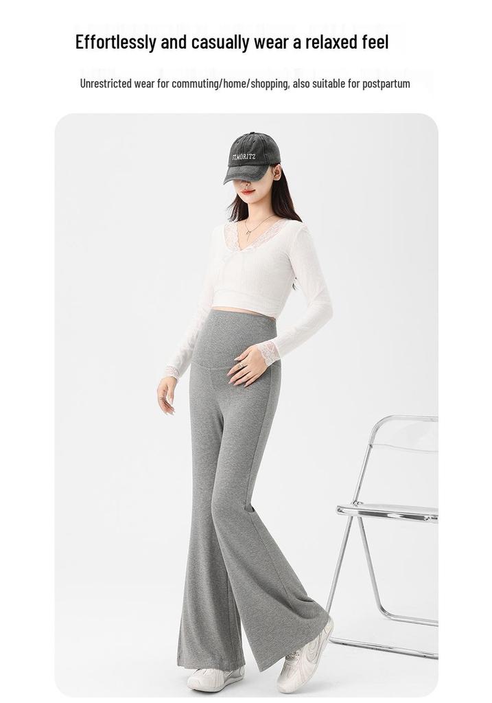 2026 Wide Leg Maternity Pants – Non-Constricting, Belly-Supporting, Slimming, Perfect for Spring/Autumn.