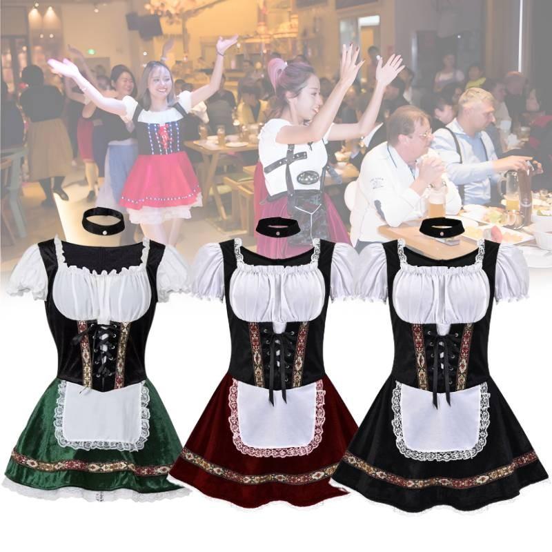 Stylish Halloween Beer Girl Dress Flattering Bodycon Stage Outfit For Women Available In Multiple Sizes