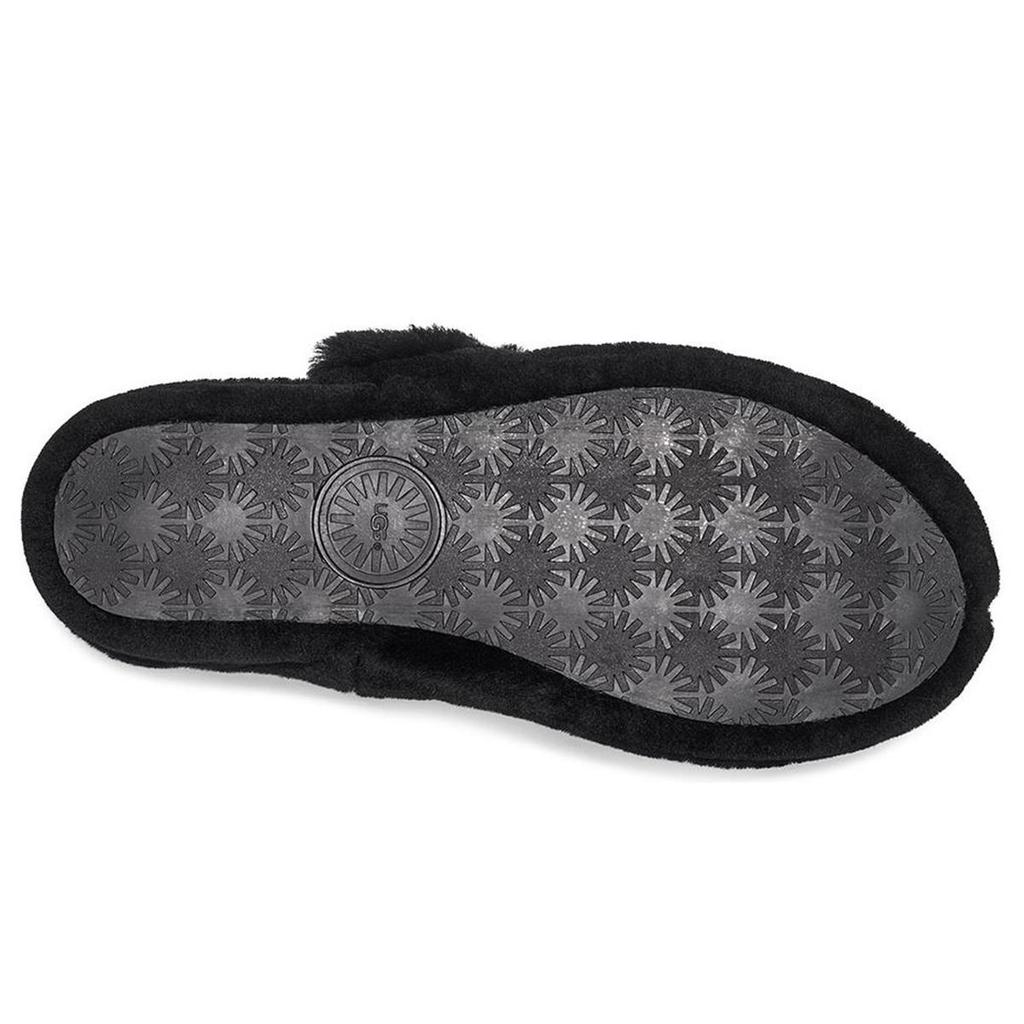 UGG Fuzz Yeah Black Sandals Women's 1104662-BLK