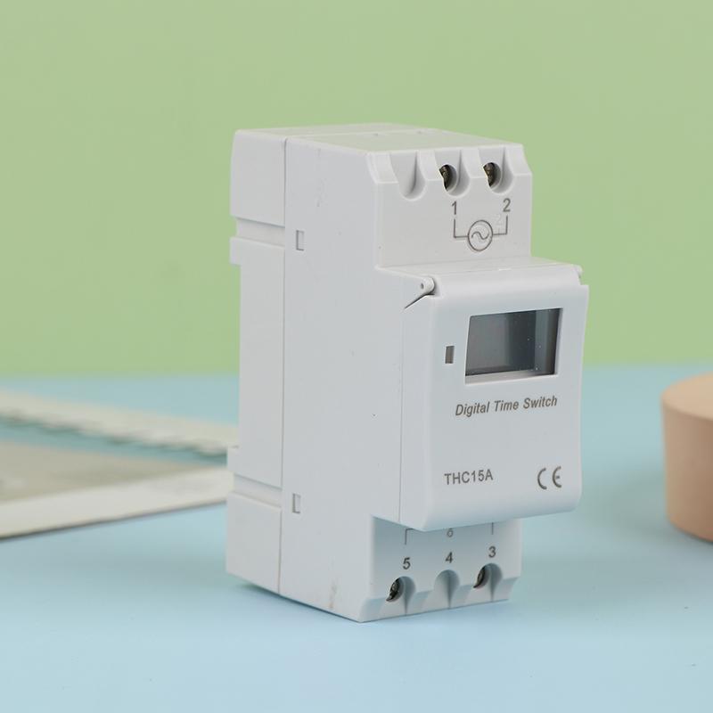 

1Pc Electronic Weekly 7 Days Programmable Digital Timer Switch Relay Control 110V 8A 10A 16A Din Rail Thc15A