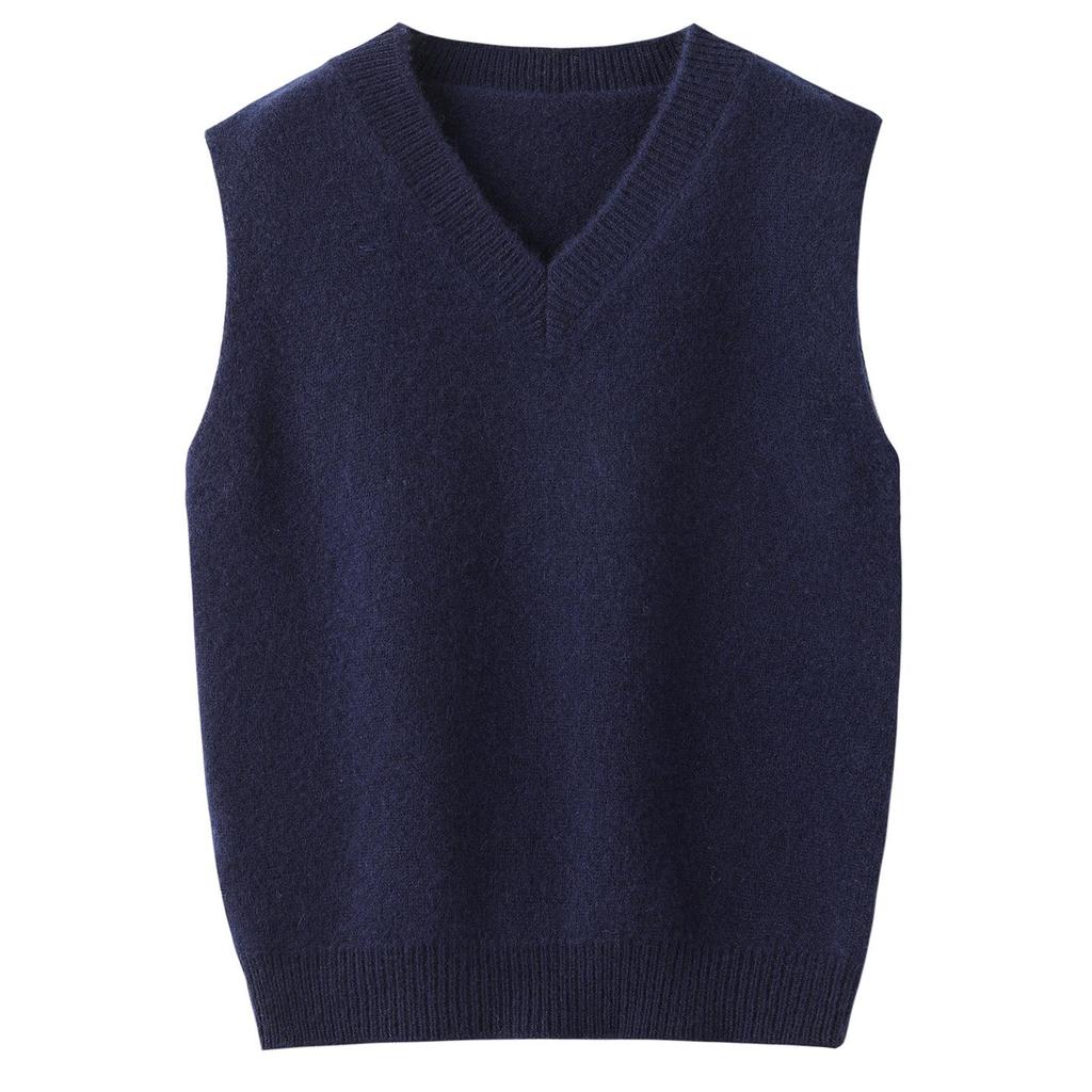 New Kids' 100% Wool V-Neck Sleeveless Sweater