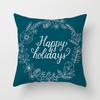 Merry Christmas Printed Pillowcase Christmas Style Cushion Cover Home Sofa Decor Throw Pillowcase