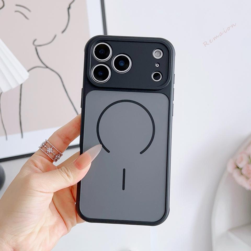 Magnetic Phone Case For iPhone 13 11 12 14 15 16 Pro 17 Max Air Magsafe Heat dissipation Wireless Charge Silicon Protector Cover