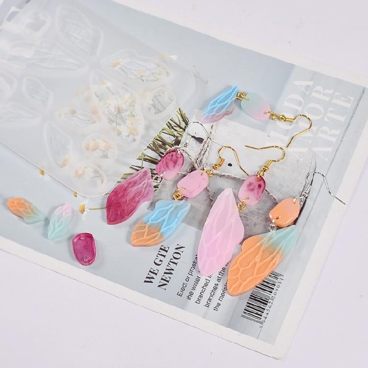 Jewelry Casting Molds Unique Earring Mold Silicone Keychain Mold Pendant Molds