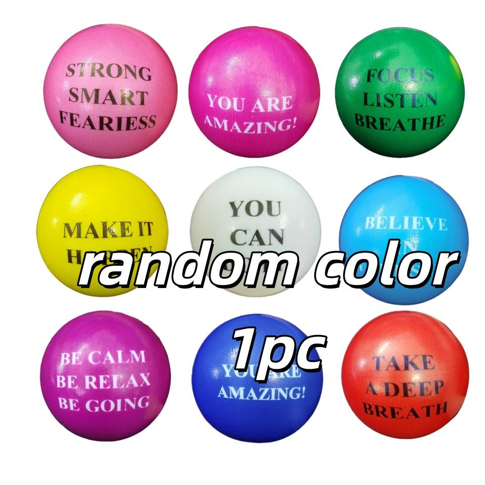 

Inspirational Pressure Ball, Inspirational Fun Color Ball, Hand Exercise, Relieve Stress