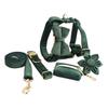 Green Velvet Pet Leash & Collar Set – Dog Chain and Collar Combo