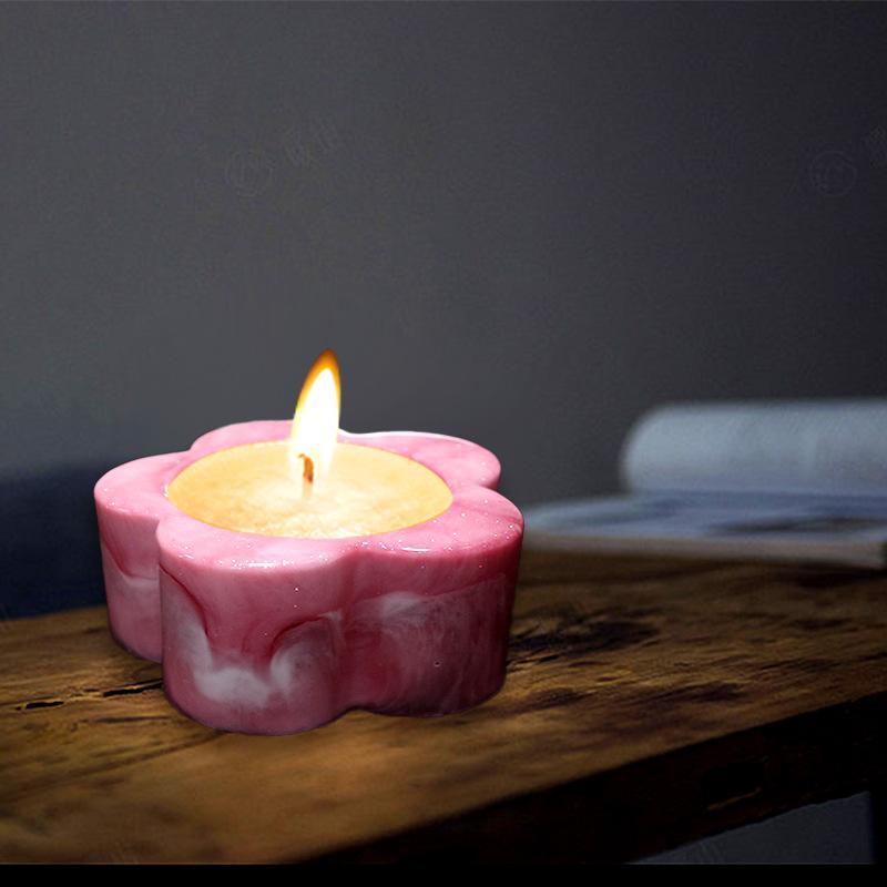 Matriță Silicon Rășină Epoxidică Floare Formă Floare de Prun Suport Lumânare Silicon Turnare Instrument de Făcut Bricolaj Turnare Meșteșuguri Cadouri Nou