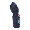 Black Clover Golf Headcover for Utility Clubs, Flag Day Navy, UT Cover, FLAG DAY NAVY HYBRID COVER, BLACK/NAVY/RED, BCJS5AF006UT