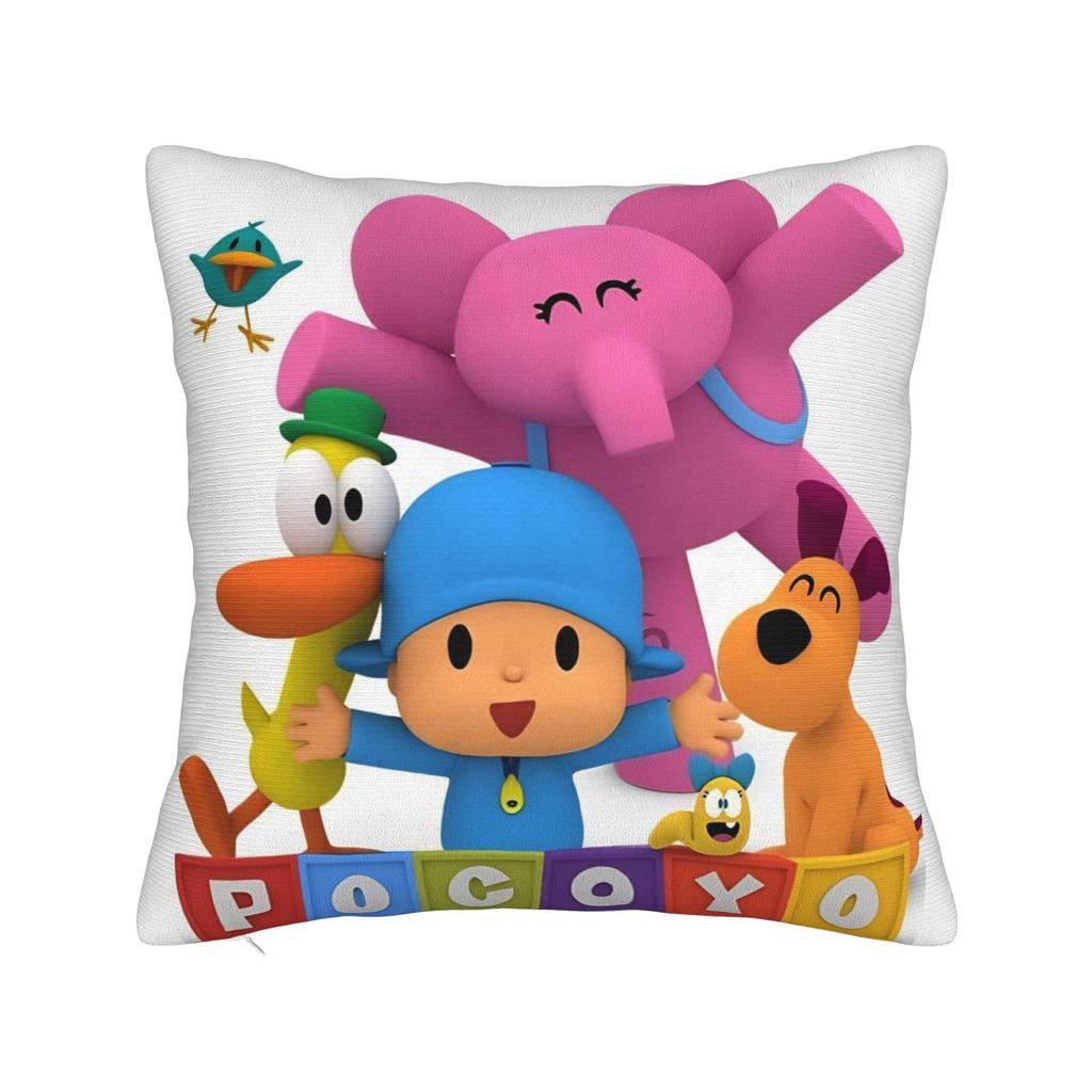 Decorative Pillow Cover Pocoyoes Cartoon Comdy Stuff Home Throw Pillow Case Cover Drop Shipping Multi-Size