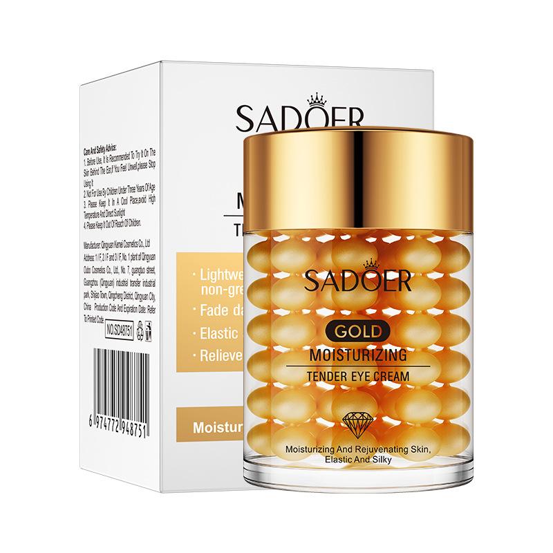 Gold Capsule Eye Cream Moisturizing Eye Care Serum Rejuvenating Smoothing Elastic Skin Under Eye Skincare