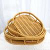 Multipurpose Storage Box Oval Bread Basket Durable Food Storage Basket  Household Storage