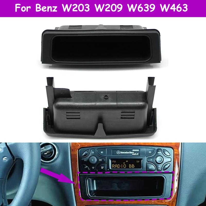 Scatola portaoggetti organizer per console centrale per auto W203 W209 W639 W463 Portavaso portaoggetti per Mercedes Benz C CLK Vito Classe G 20368302