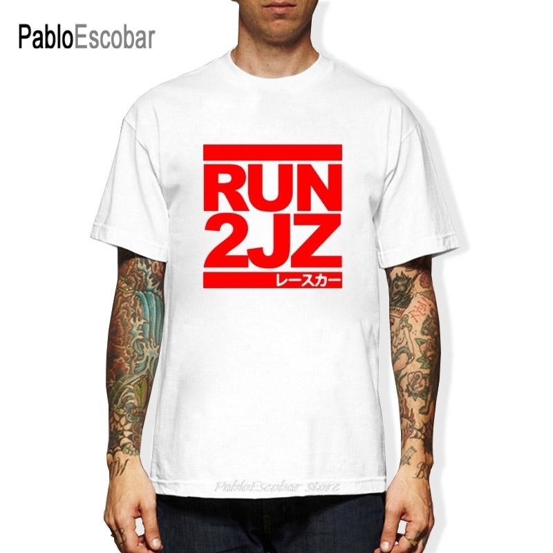 Runer 2JZ - Auto Racinger T Shirt Summer Short Sleeve Shirts Tops S~3Xl Big Size Cotton Tees T-Shirt Men Summer