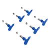 6 Stück Airless Spritzdüsen Set Blau 211 315 417 515 517 523 Airless Farbspritzdüsen für Zuhause