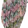 Natural Tourmaline Faceted Square Beads for DIY Handmade Bracelets