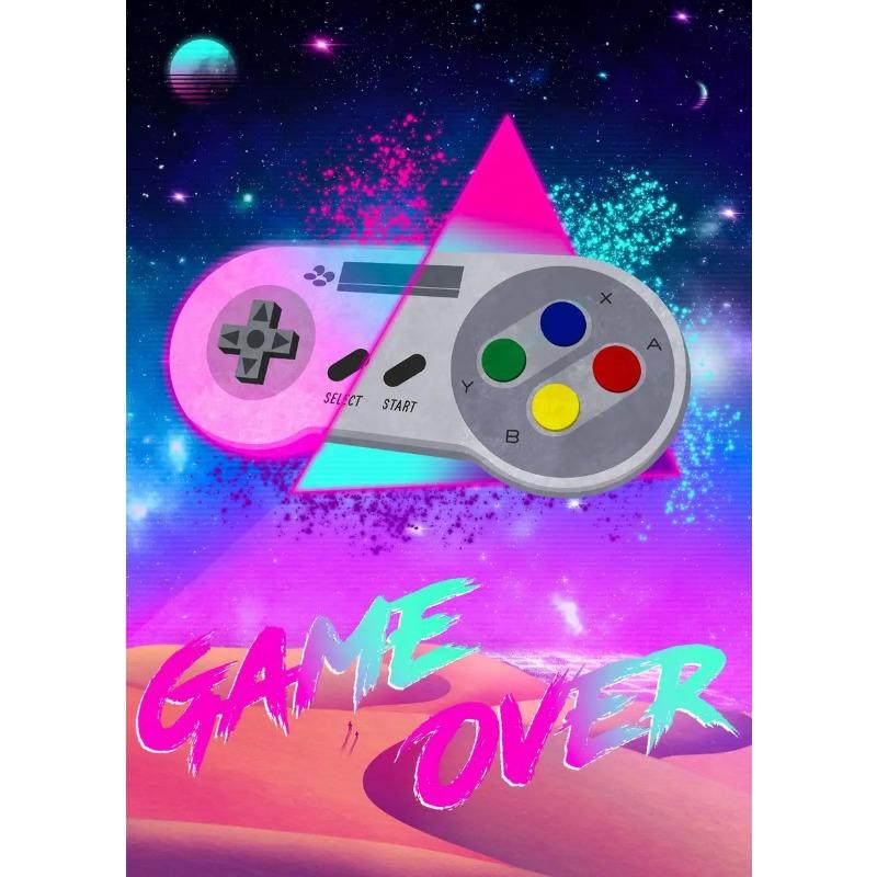 Boy Game Poster Canvas Painting Colorful Picture Art Wall Prints Gamer Handle Headset Kid Room Home Decoration No Frame