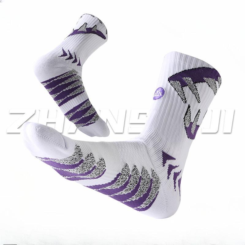 Basketball Socks, Men's Towel Soles, Running Thickened Mid-length Sports Socks, All-season Versatile Mid-length, Wear-resistant