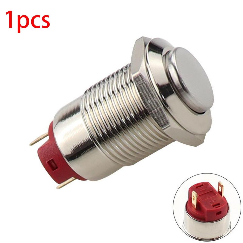 Premium Stainless Steel Round Metal Push Button Switch for Power Reset